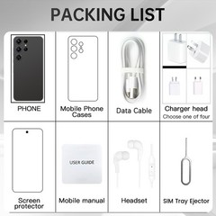 G25 Ultra 5G Unlocked Cell Phone Android Smartphone 128GB Dual SIM Cheap Mobile