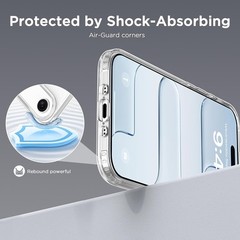Magnetic Case for iPhone Air 6.5 inch – Not Yellowing Anti-Scratch (Clear)