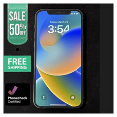 Apple iPhone 12 64/128GB Unlocked Verizon 5G💎 Green White Purple Black