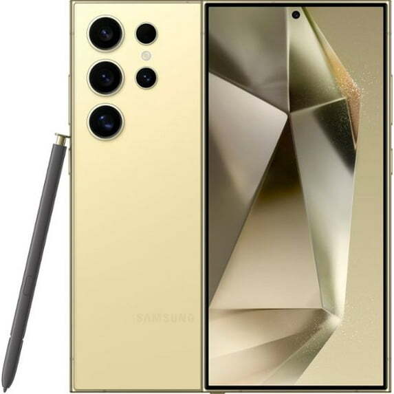 UNLOCKED – Samsung Galaxy S24 Ultra 5G S928U 256GB Titanium Yellow – EXCELLENT