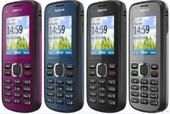 Nokia C1-02 GSM 900 / 1800 Bluetooth FM Radio Original Unlocked CellPhone