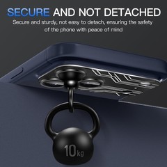 Metal Tempered Glass Rear Camera Lens Protector for iPhone 17 Pro – Black
