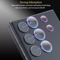 Camera Lens Protector for Samsung Galaxy S23 Ultra, Aluminum Alloy Ring
