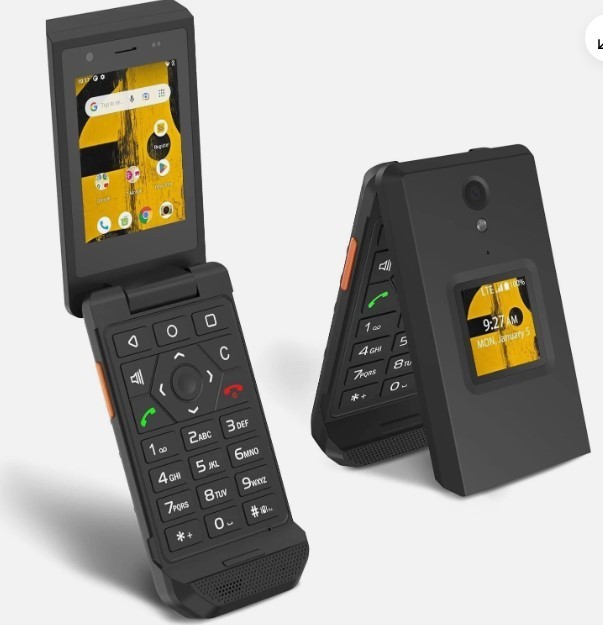 Cat S22 Flip – 16GB Black Unlocked | Open Box