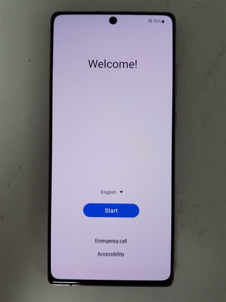 Samsung Galaxy Note 20 5G 128GB Bronze SM-N981U (Unlocked) Discounted zW3043