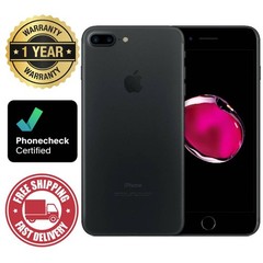 Apple iPhone 7 Plus – 32 GB – Black (Unlocked) Smartphone – Very Good