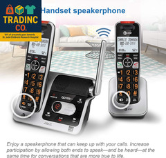 BL102-4 DECT 6.0 4-Handset Cordless Phone for Home with Answering Machine, Call