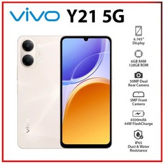 VIVO Y21 5G 6GB+128GB GOLD Dual SIM Octa Core Unlocked Android Cell Phone