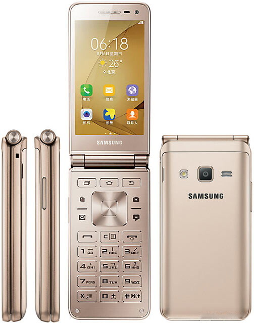 Samsung Galaxy Folder 2 SM-G1650 2GB Dual SIM Flip Unlocked Phone Open Box GOLD
