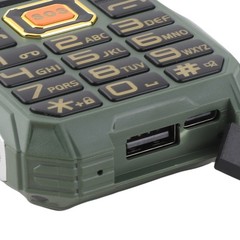 4G Rugged Senior Cell Phone 2.6 Inch Screen Big Button 16800mAh Dual LED BEA