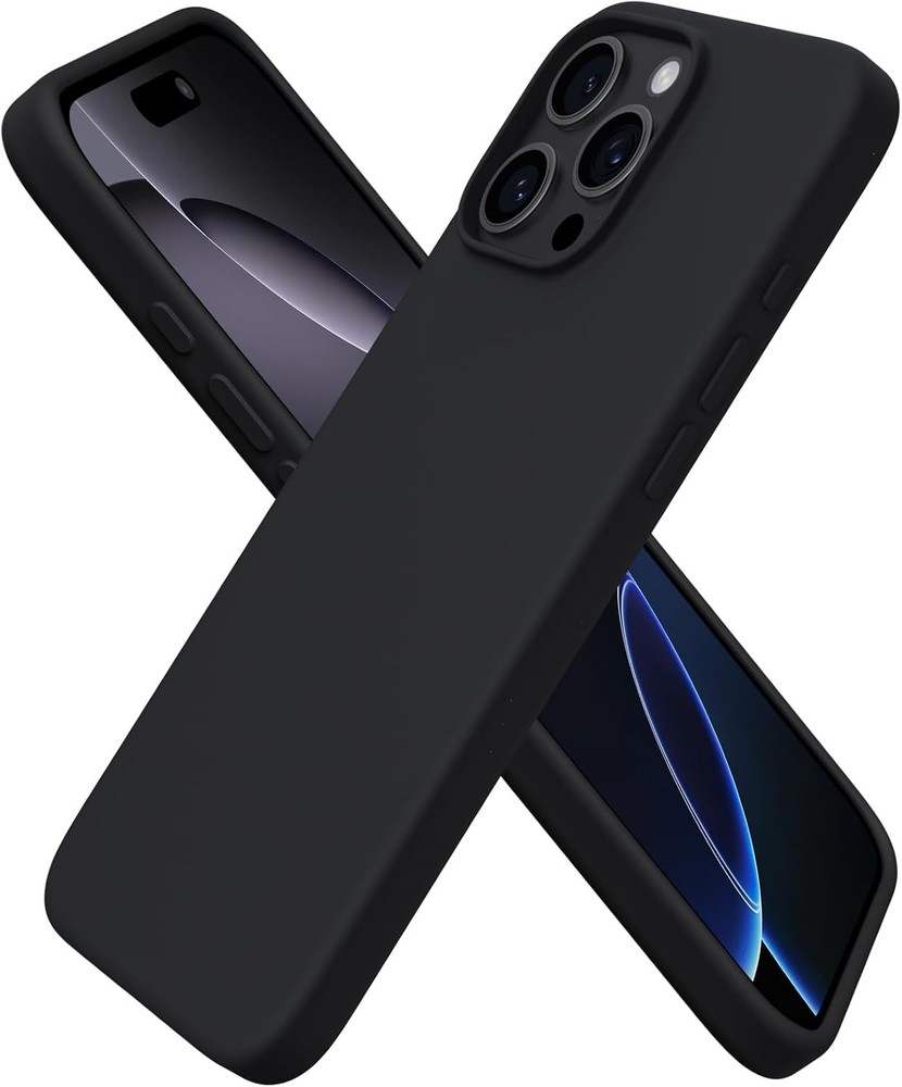 iPhone 16 Pro Max Case 6.9&Prime;, Slim Liquid Silicone 3 Layers Soft Gel Rubber Cover
