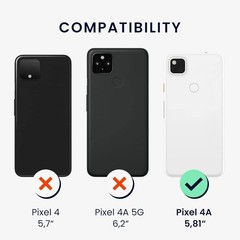 Google Pixel 4a Case – TPU Silicone Phone Cover with Soft Finish – Caribbean Blu
