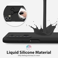 Motorola Moto Edge 2021/Edge 2021 5G UW Liquid Silicone Case Matte Thin Black