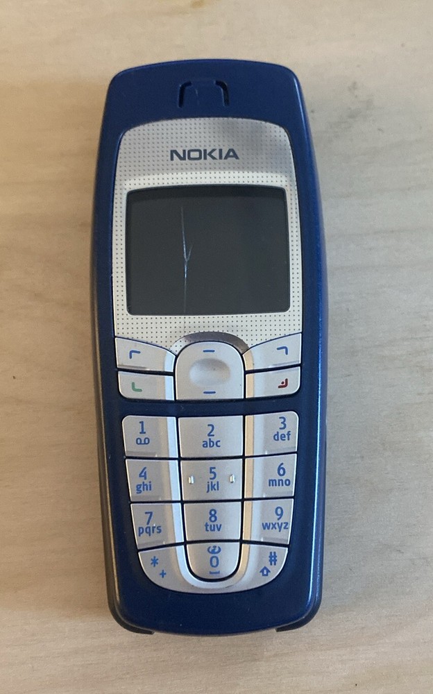 Nokia 6010 – Dark Blue and Silver (AT&T) Cellular Phone – Untested