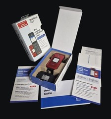 Jitterbug Flip2 Flip Cell Phone for Seniors – Red Pre-owned Tested Complete
