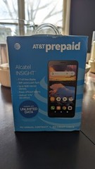 AT&T Prepaid Alcatel INSIGHT Pebble Grey 5005R 5&Prime; 5MP 16GB Android New Sealed