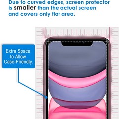 2PCS Privacy Screen Protector & Tempered Glass Film for iPhone 11 & XR 6.1 Inch