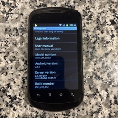 Cricket Groove X501 1GB Black Muve Music Cell Phone Very Good Used Very Rare