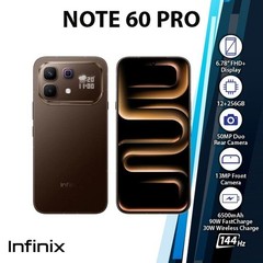 Infinix Note 60 Pro Android Cell Phone (BROWN/12GB+256GB/Dual SIM/Unlocked)