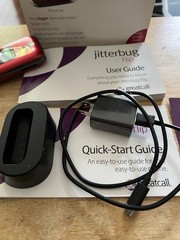 Jitterbug Flip 2 Red 4058P Senior Cell Phone Factory Reset Box Manuals Works