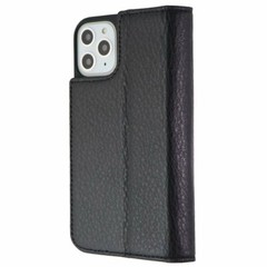 For Apple iPhone 11 Pro Wallet Case, Card Slots Full Leather Cover Black