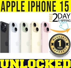 APPLE IPHONE 15 – 128GB 256GB (FACTORY UNLOCKED) ✅1 YR WARRANTY✅ COLORS❖SEALED❖