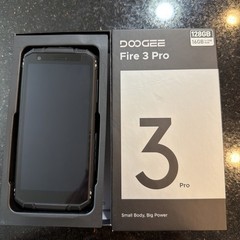 DOOGEE Fire3Pro Rugged Smartphone Android 15 16GB+128GB 8350mAh 5.5&Prime; Cell Phone