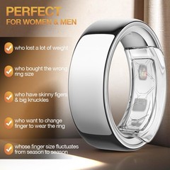 Invisible Sizer for Oura Ring Gen4/Gen3/Samsung Galaxy/Ultra Human Ring, Soft…