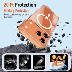 For iPhone 17 Pro Max Case with Shockproof Protection and Anti-Yellowing cover