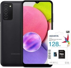 NEW Samsung Galaxy A03S 32GB World Unlocked 6.5&Prime; Black + Free MicroSD card