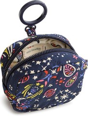 Cotton Zippered Bag Charm for Earbuds and Accessories