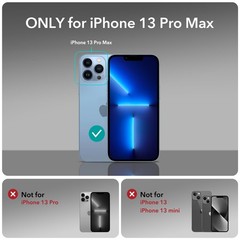 Clear Shockproof Case for iPhone 13 Pro Max, Military-Grade Protection, ESR Comp