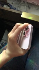 Apple Pink Smartphone Dual Rear Cameras Bar Style Sleek Design Mobile Device