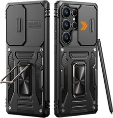 For Samsung Galaxy S25 Ultra Case w/ Military Grade Protective Cover & Kickstand