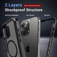 For iPhone 16 Pro Max 5G Case with Military Grade Non-Slip Drop Proof Protection