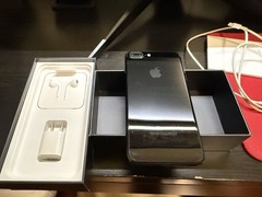 Apple iPhone 7 Plus 128GB JET BLACK Unlocked Excellent condition (open box)