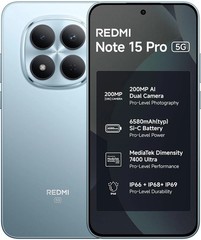REDMI Note 15 Pro 5G ( Blue, 8GB+256GB) Dimensity 7400-Ultra Global Version