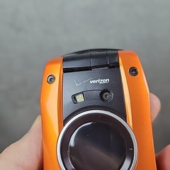 Casio Gz&rsquo;One Boulder C711 Orange Verizon Flip Phone *READ* Very Rare Tested