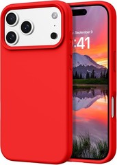 Case for iPhone 17 Pro Max 6.9 » Smooth Liquid Silicone Soft Gel Rubber Cover Re