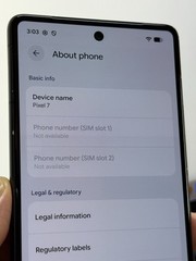Google Pixel 7 Unlocked 128GB Obsidian / Black (Minor Image Retention) #23642