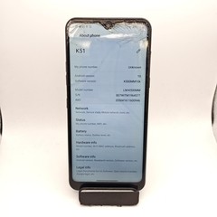 LG K51 LM-K500MM Smartphone (Metro Unlocked) – 32GB Black – CRACKED #3793