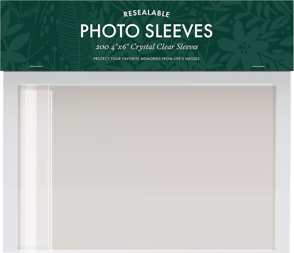 4X6 Photo Sleeves (200 Count) – Mother&rsquo;S Day Crystal Clear Archival Plastic Slee