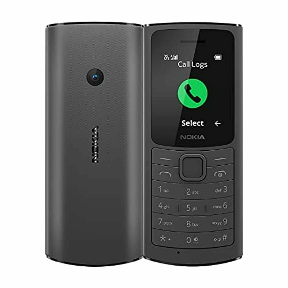 Nokia 110 4G with Volte HD Calls, Up to 32GB External Memory, FM Radio (