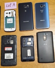 SALE! Lot 10-Samsung Galaxy Note 5, Note 4, Note 2, S6, LG Thrill Untested READ