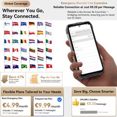 Blackview XPLORE 2 Satellite 5G Rugged Phone Android 15 Mobile Outdoor 20000mAh