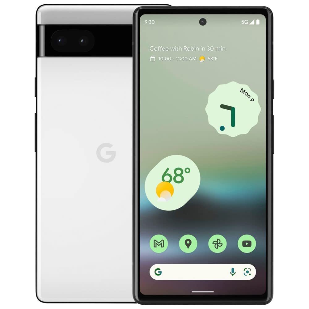 Google Pixel 6a 5G, US Version, 128GB, Chalk – Unlocked