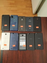 Lot of 10 Mixed Brand LG/WIKO/alcatel and other 16GB Smartphone