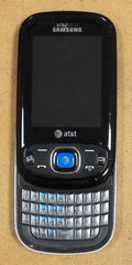 Samsung Strive SGH-A687 – Black and Silver ( AT&T ) Rare Slider Phone – Bundled
