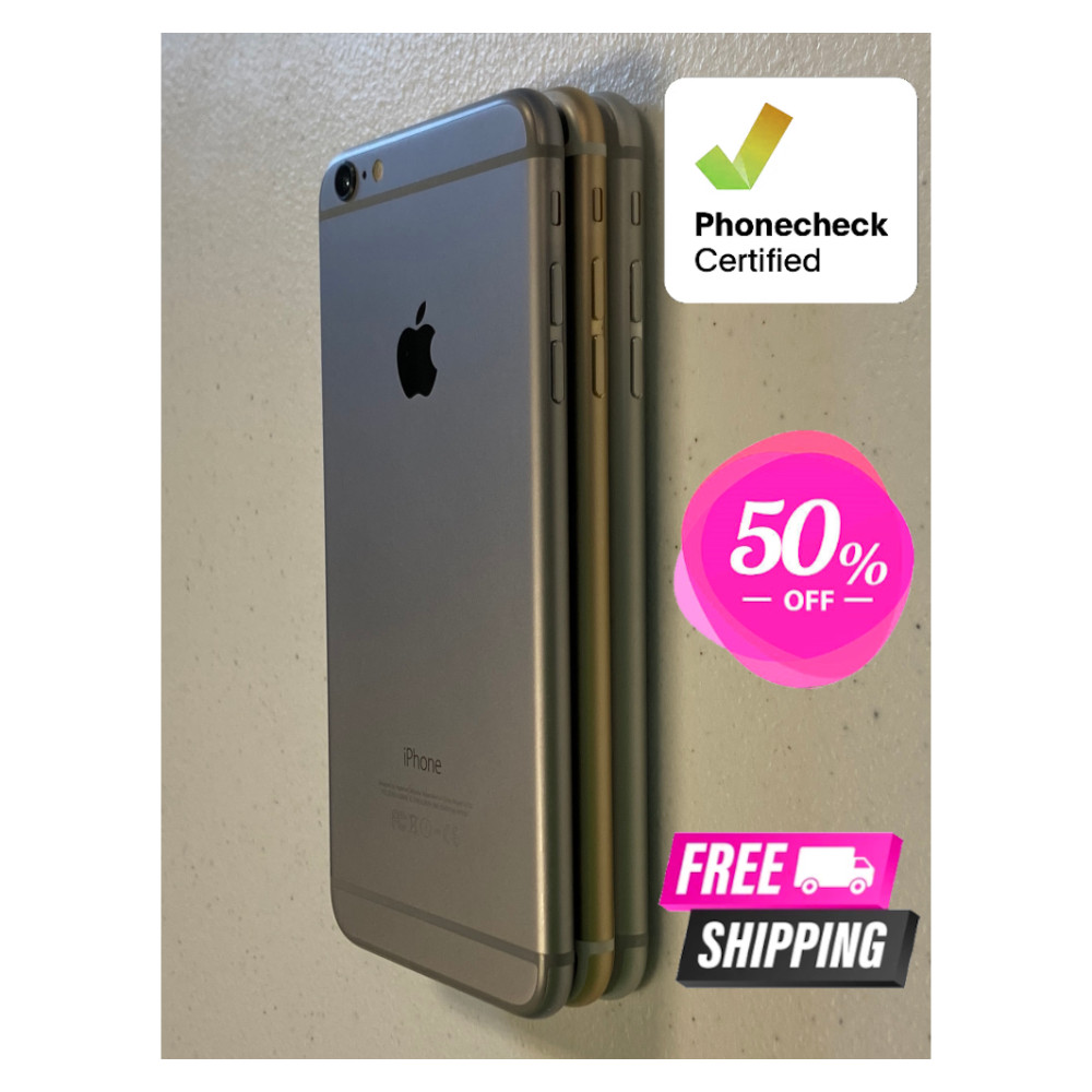 Apple iPhone 6 Unlocked 16GB/64GB – Gold, Silver, Space Gray – Good Condition