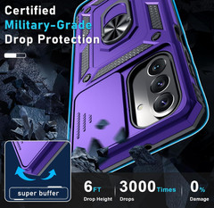 For Samsung Galaxy A26 5G Purple Case Heavy Duty Shockproof Protective Cover